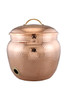 Handcrafted Copper Hose Pot with Lid