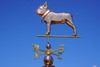 French Bulldog Weathervane with Collar 