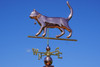 Walking Cat Weathervane with Collar 