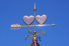 Two Hearts Weathervane