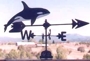Killer Whale Weathervane at Weathervanes of Maine