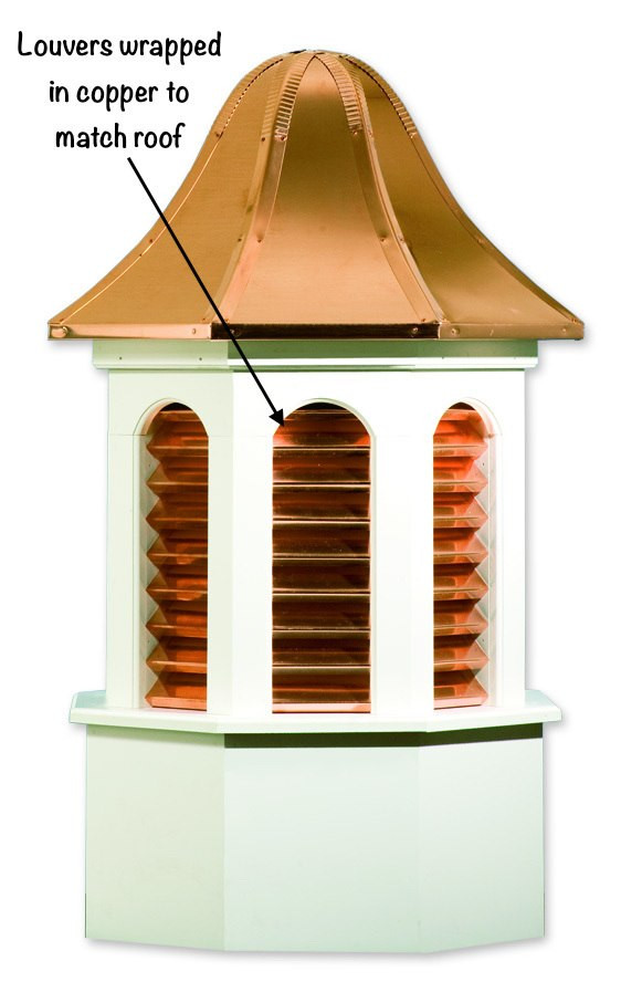 Morton cupolas at Weathervanes of Maine