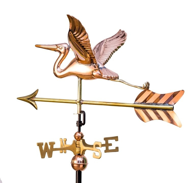 Deluxe Blue Heron Weathervane Eastcoast Weathervanes