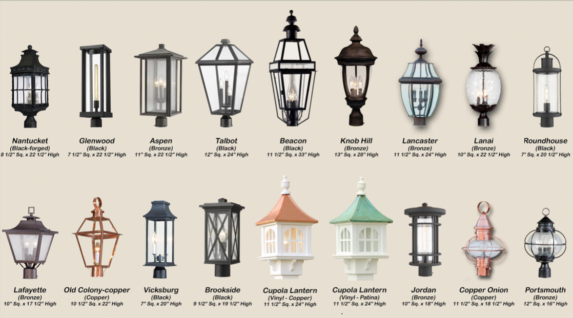 Outdoor Living - Lantern Posts - Eastcoast Weathervanes