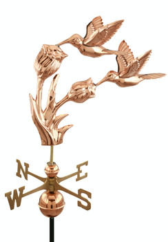 Double Hummingbird Weathervane