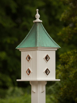 12"W x 32"H - Square Dovecote Birdhouse 12"W x 32"H - Square Dovecote Birdhouse