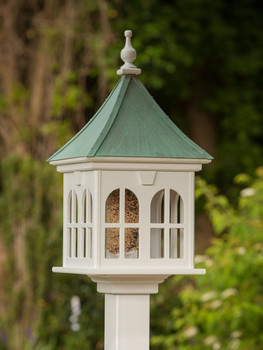 14” Square Double Window Bird Feeder