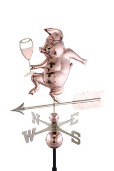 Party Pig (Swine-O) Weathervane