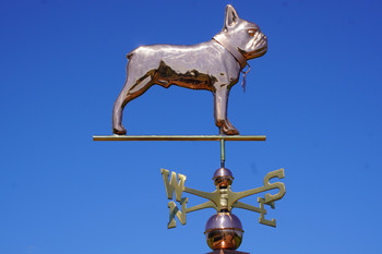 French Bulldog Weathervane with Collar 