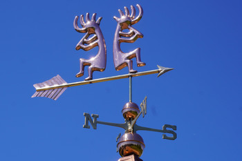 Kokopelli Brothers Weathervane 