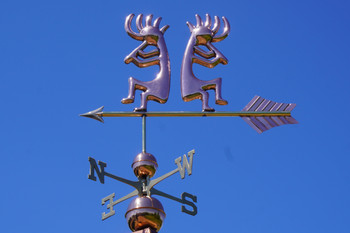 Kokopelli Brothers Weathervane 
