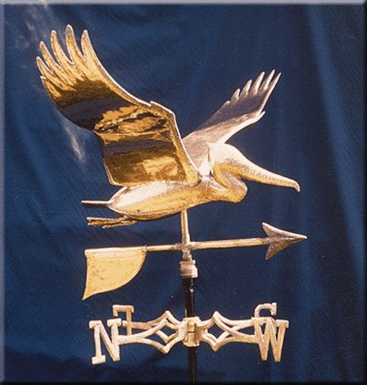 Soaring Pelican Weathervane 1