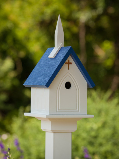 10"x 22" Vinyl Church Bird House 