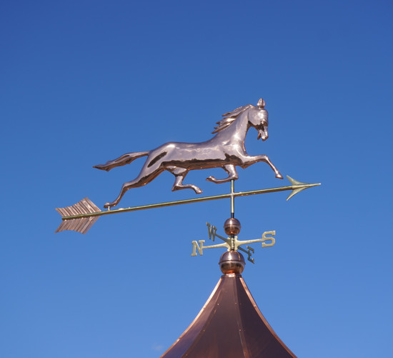 Large Horse with arrow 