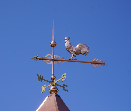 Rooster Finial Arrow Weathervane