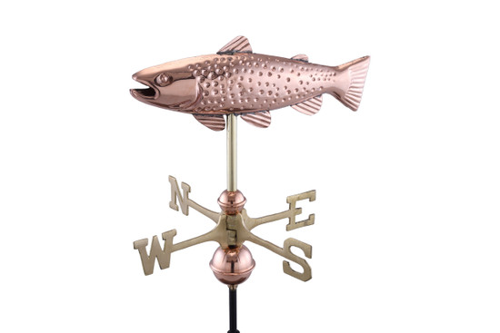 Small trout weathervane 