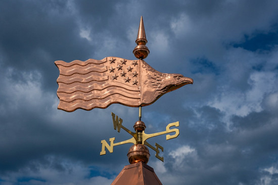 American Eagle Flag Weathervane