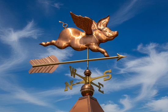 Flying Pig Weathervane