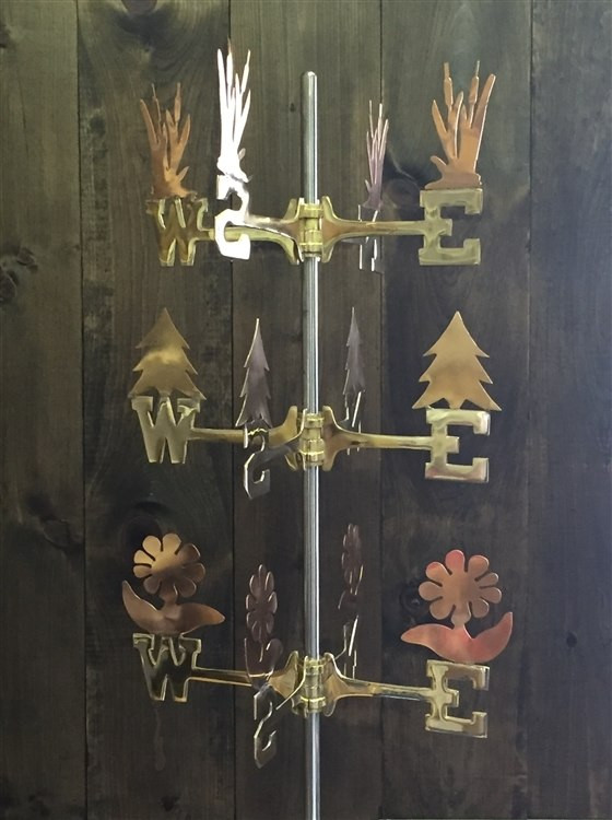 Brass Weathervane Directionals Eastcoast Weathervanes