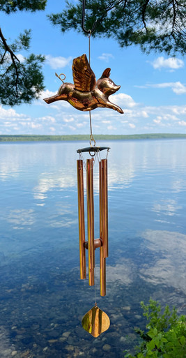 SPI Home 30488 Tropical Island Pelican Wind Chime Garden Decor-