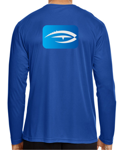 Deep Water Long Sleeve Performance Tee - Big Tuna Apparel