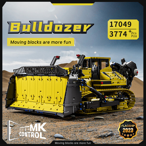 MOULD KING 17049 RC Bulldozer  – Technik-Bausatz mit Akku
