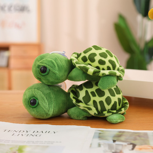 Großäugige Schildkröten-Plüschfigur – Kuscheliges Mini-Plüschtier für Kinder