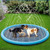 Pool mit Sprinkler – Wasserspielmatte für Hunde und Kinder