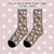 Personalisierte Haustier-Portrait-Socken – Foto & Pfotenabdruck Design