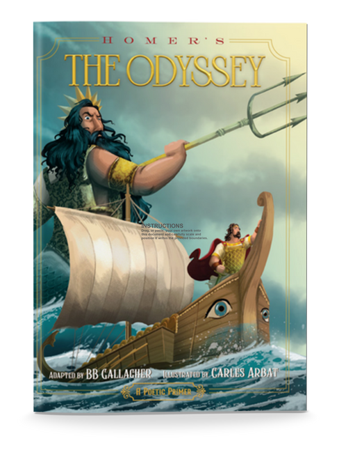 Homer's The Odyssey: A Poetic Primer by BB Gallagher eBook Cover Image