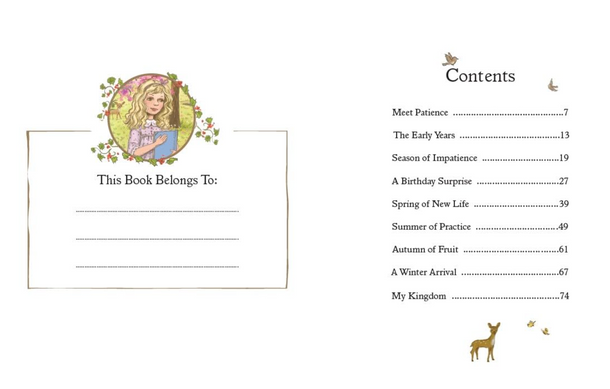 Growing Up with Patience by Morgan Dabney Book Interior