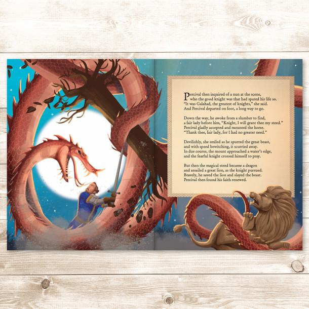 Poetic Primers: King Arthur and the Quest for the Holy Grail Book Interior Image 4