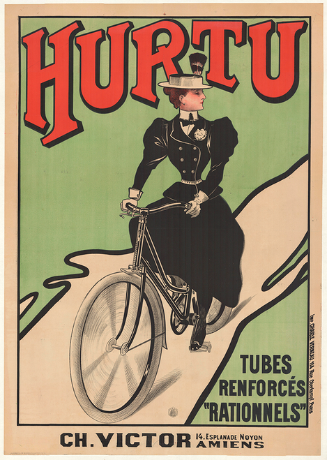 Hurtu Original Vintage Bicycle Poster