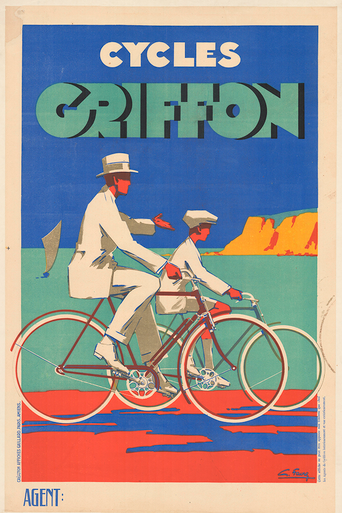 Cycles Griffon Original Vintage Art Deco Bicycle Poster by Georges