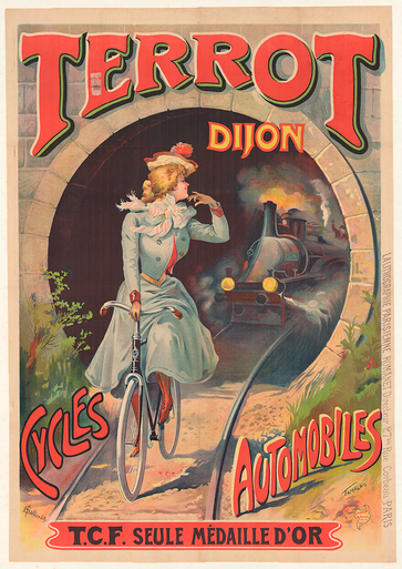 Terrot Dijon Original Vintage Bicycle Poster Tamagno
