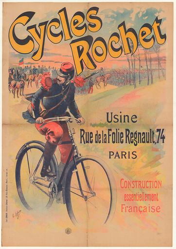 French Auto & Cycles Poster for 'La Marque Rochet' by Philippe