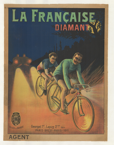 Vintage Paris 1st Edition Tour de France Cycling 1903 Poster Wall Picture  A4 +