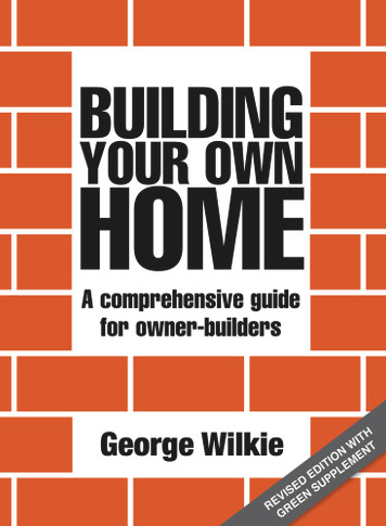 Building Your Own Home