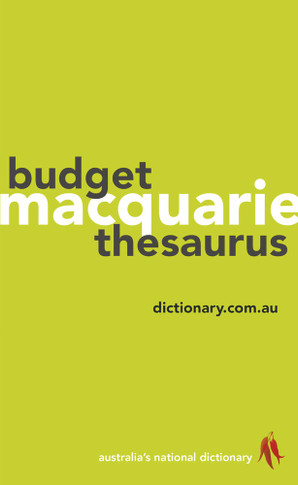 Macquarie Budget Thesaurus