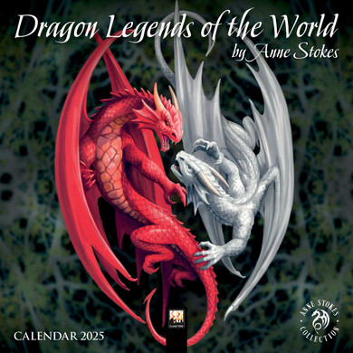 Anne Stokes: Dragon Legends of the World Mini Wall calendar 2025 (Art Calendar)