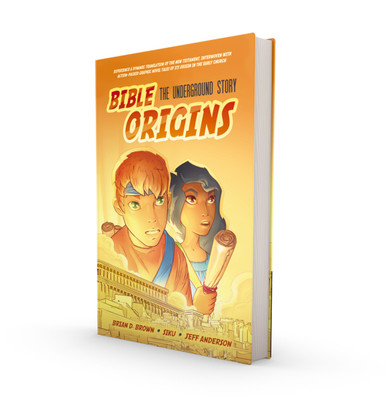 Bible Origins (New Testament + Graphic Novel Origin Stories), Hardcover, Orange