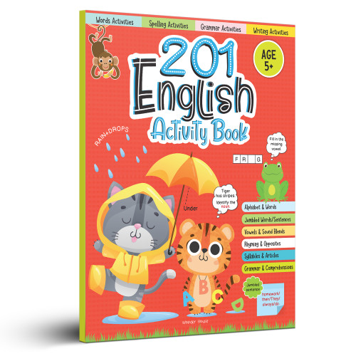 201 English Activity Book: Fun Activities and Grammar Exercises