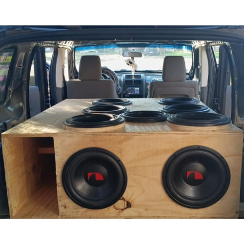 9X Nakamichi Subwoofers In Large Custom Ported Sub Box