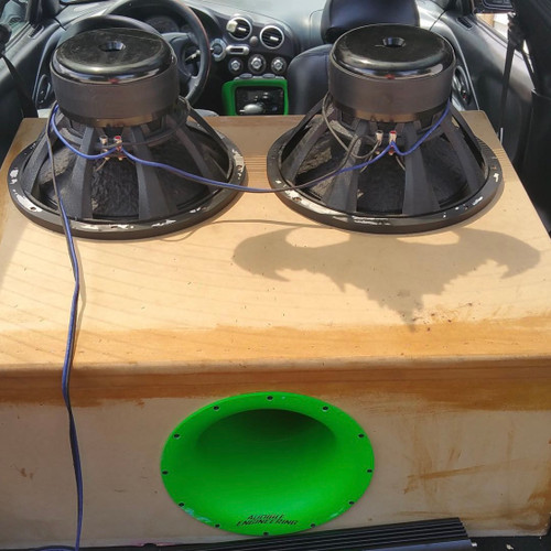 Dual Inverted FU Audio Subwoofer Setup w/Custom Built Aero Port Box
