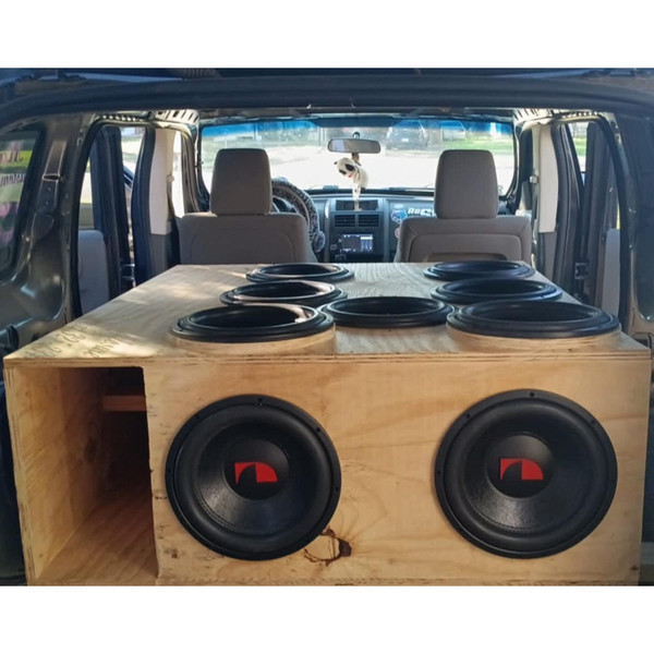 9X Nakamichi Subwoofers In Large Custom Ported Sub Box