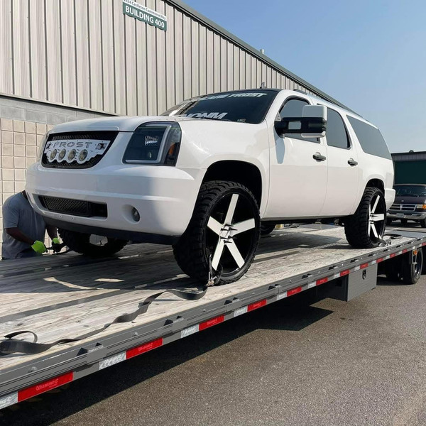 GMC Yukon Audio Build w/Large 24X SoundQubed Subwoofer Wall Setup