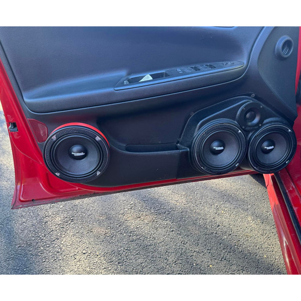 Custom Built Door Panel Speaker Setup w/Resilient Sounds & Synergy Speakers