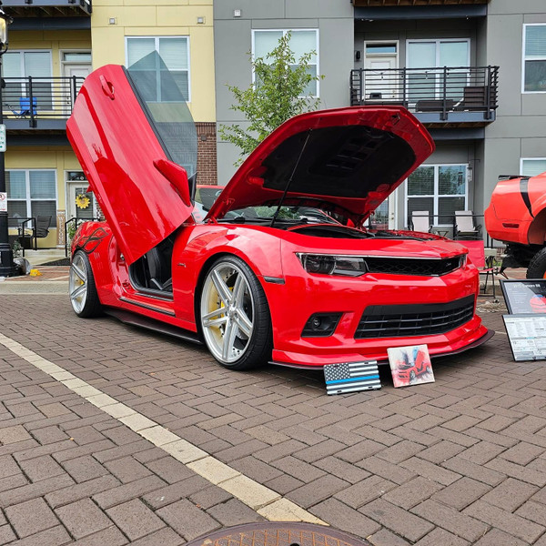 Red Chevy Camaro Audio Build w/JL Audio Subwoofer & Amplifier Setup