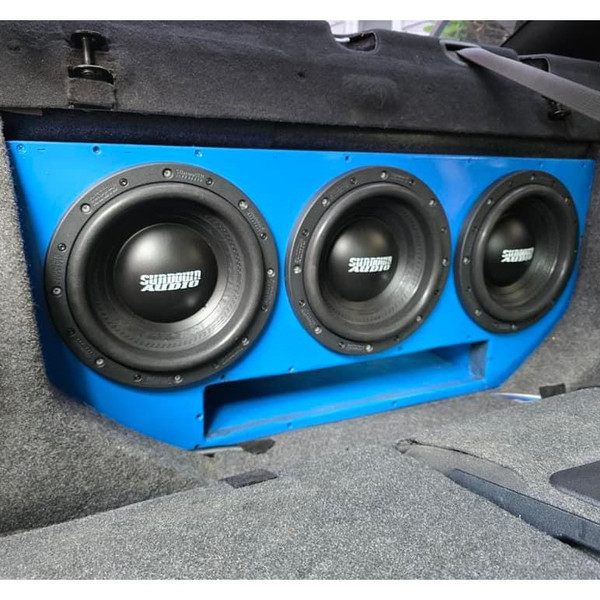 Triple Sundown Audio U Series Subwoofer Setup w/Custom Ported Box