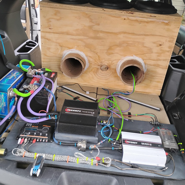 Taramps Amplifer Installation Wiring w/Limitless Lithium Battery & PRV Audio DSP